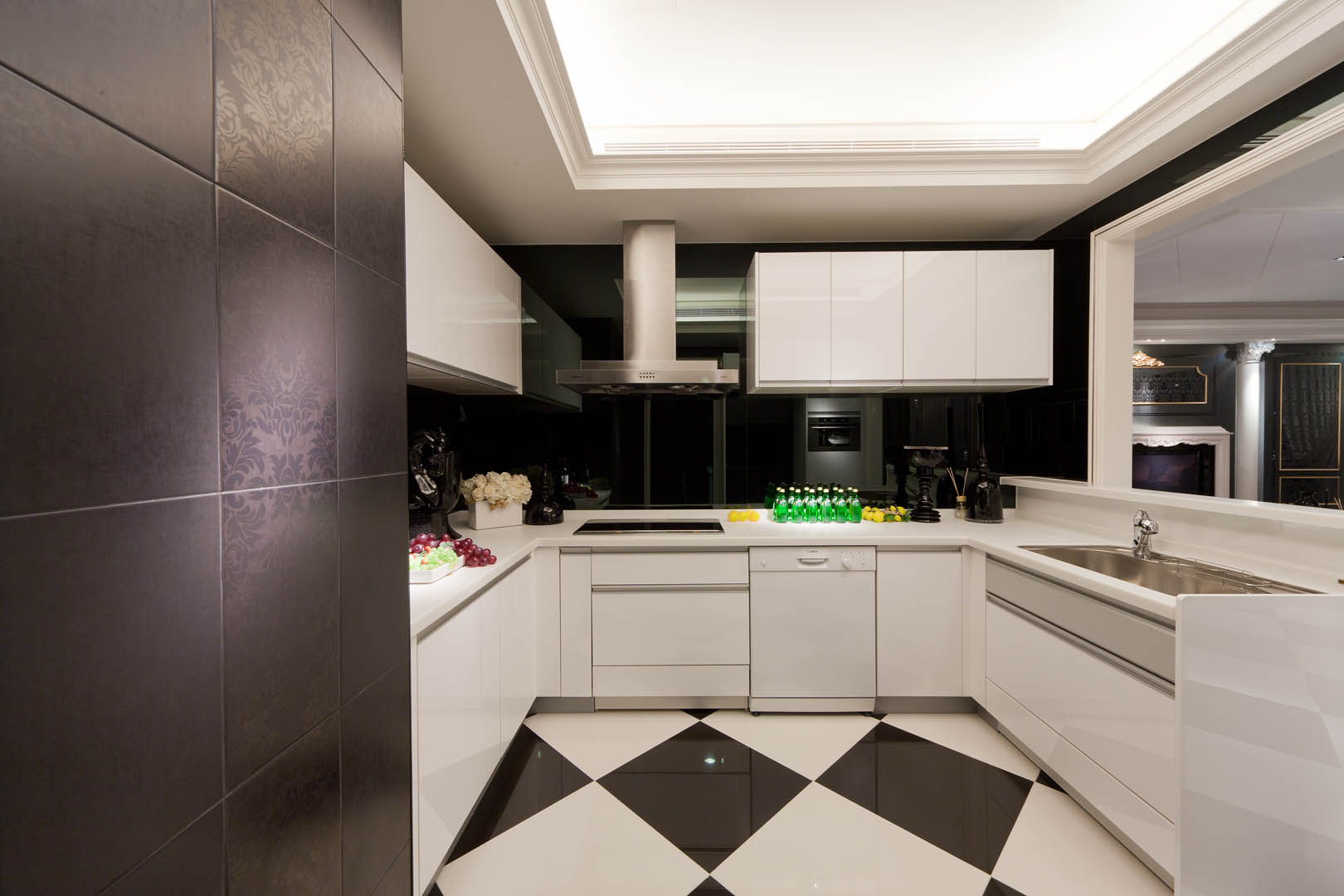 混搭风厨房装修效果图