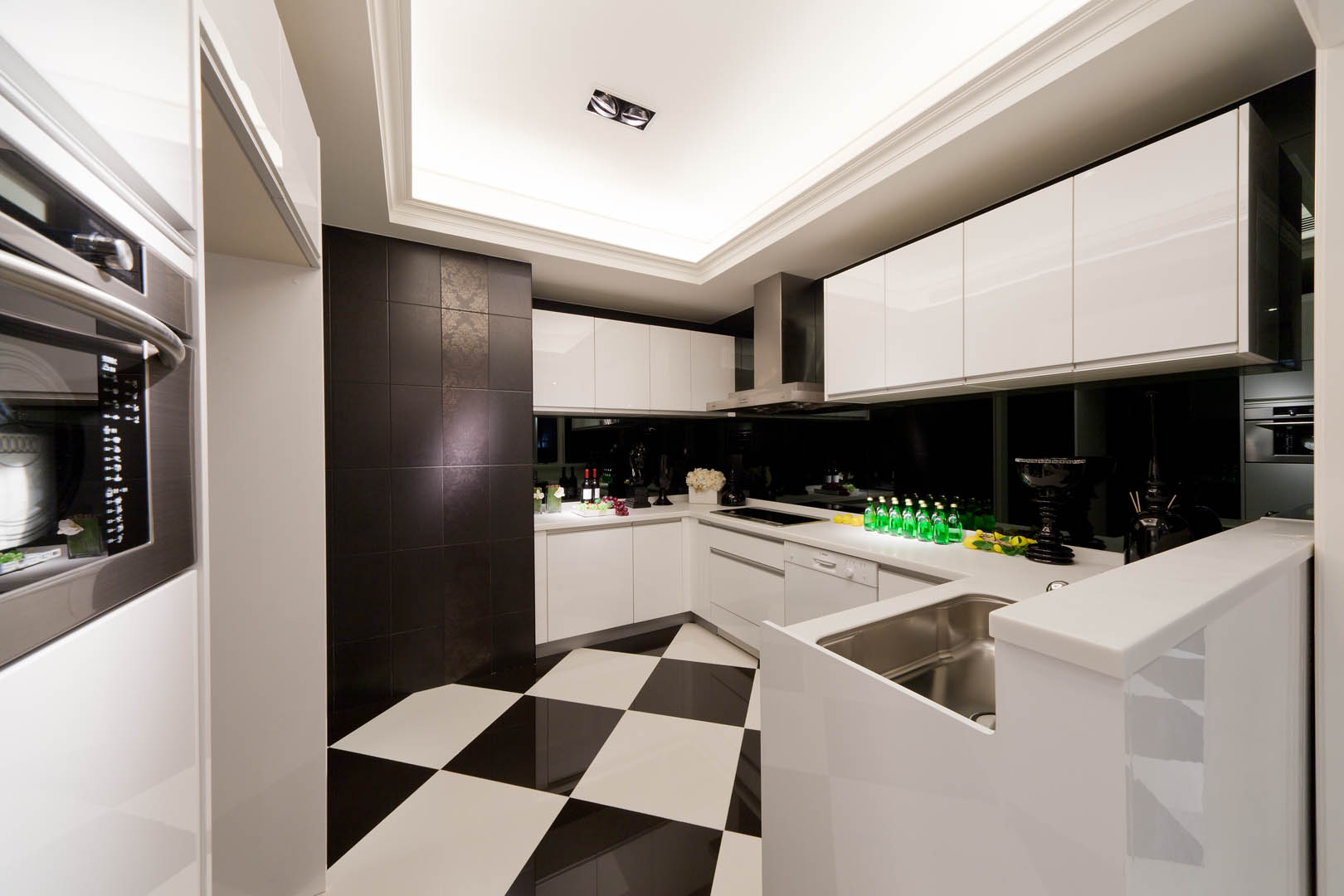 混搭风厨房装修效果图