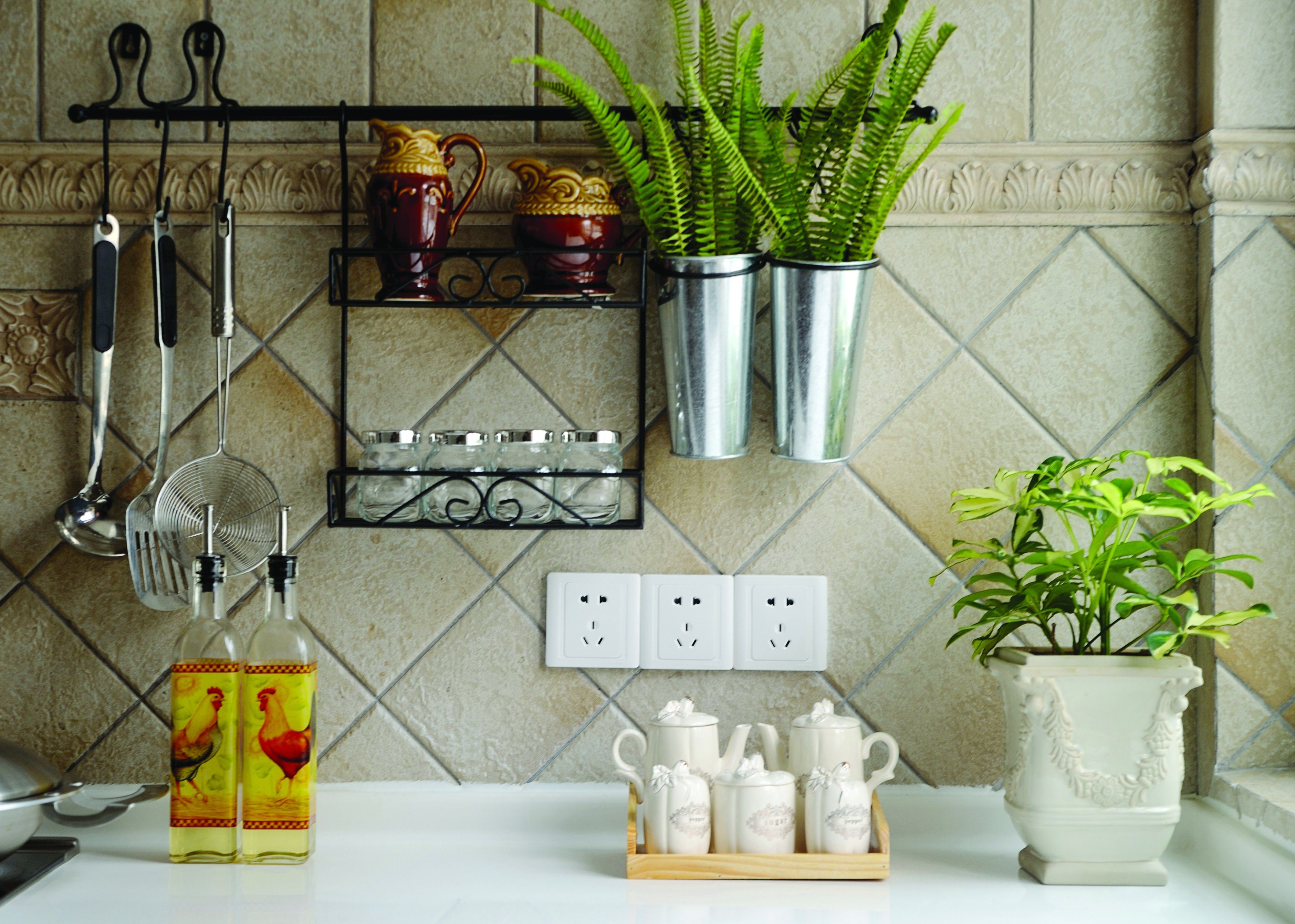 田园风厨房装修效果图