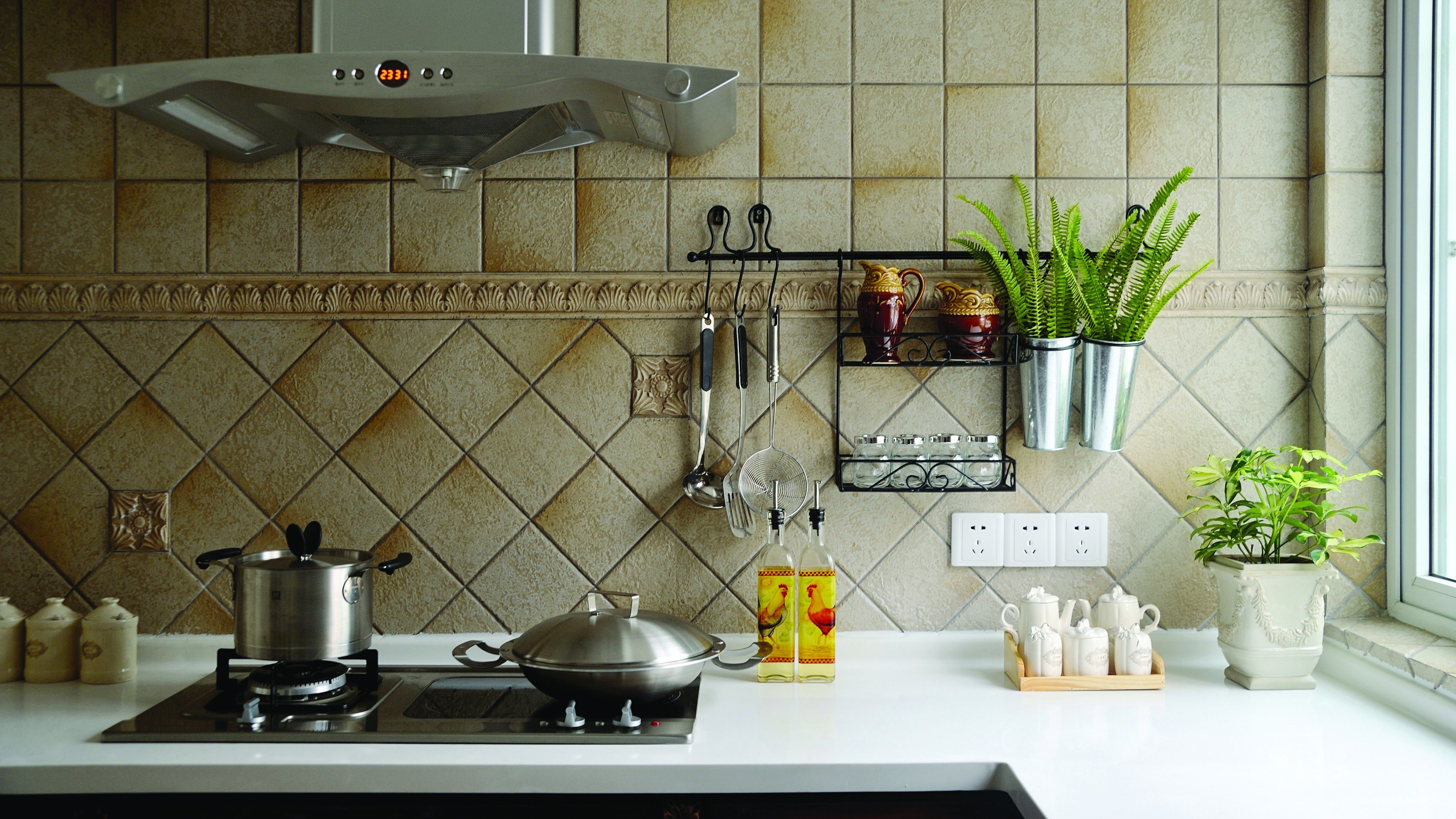 田园风厨房装修效果图