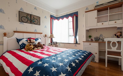 个性美式卧室装修效果图