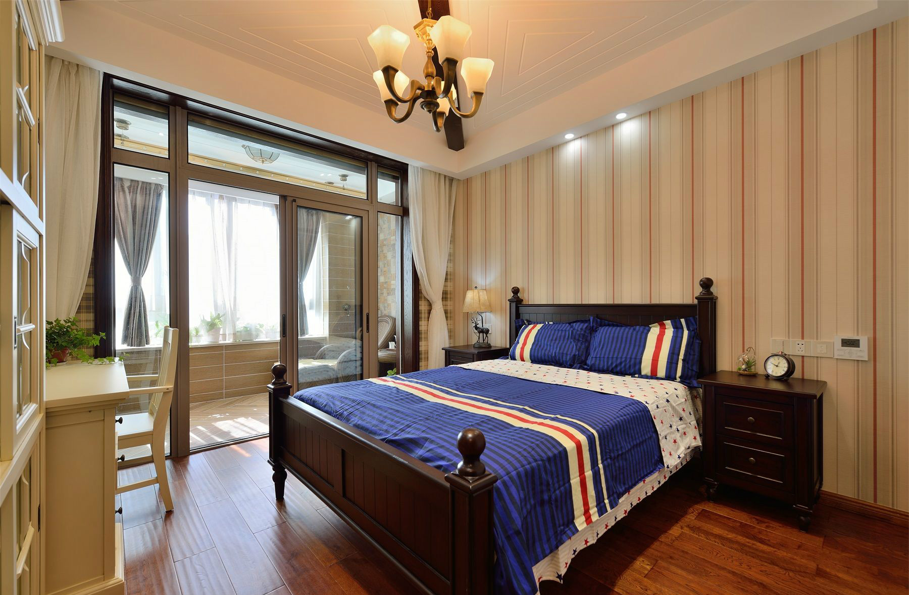 美式卧室装修风格效果图