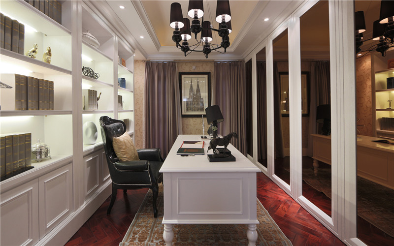 简欧风格设计上海保利西子湾142米装修效果图