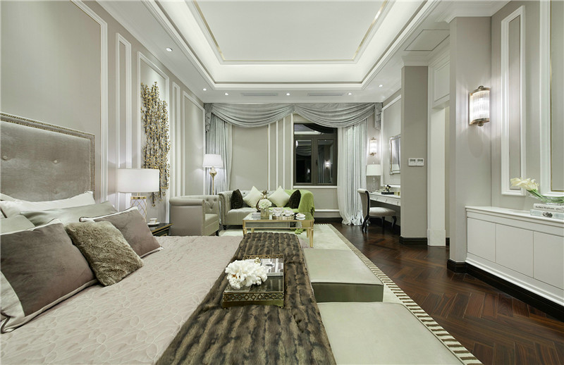 简欧风格设计上海玉兰清苑139米装修效果图