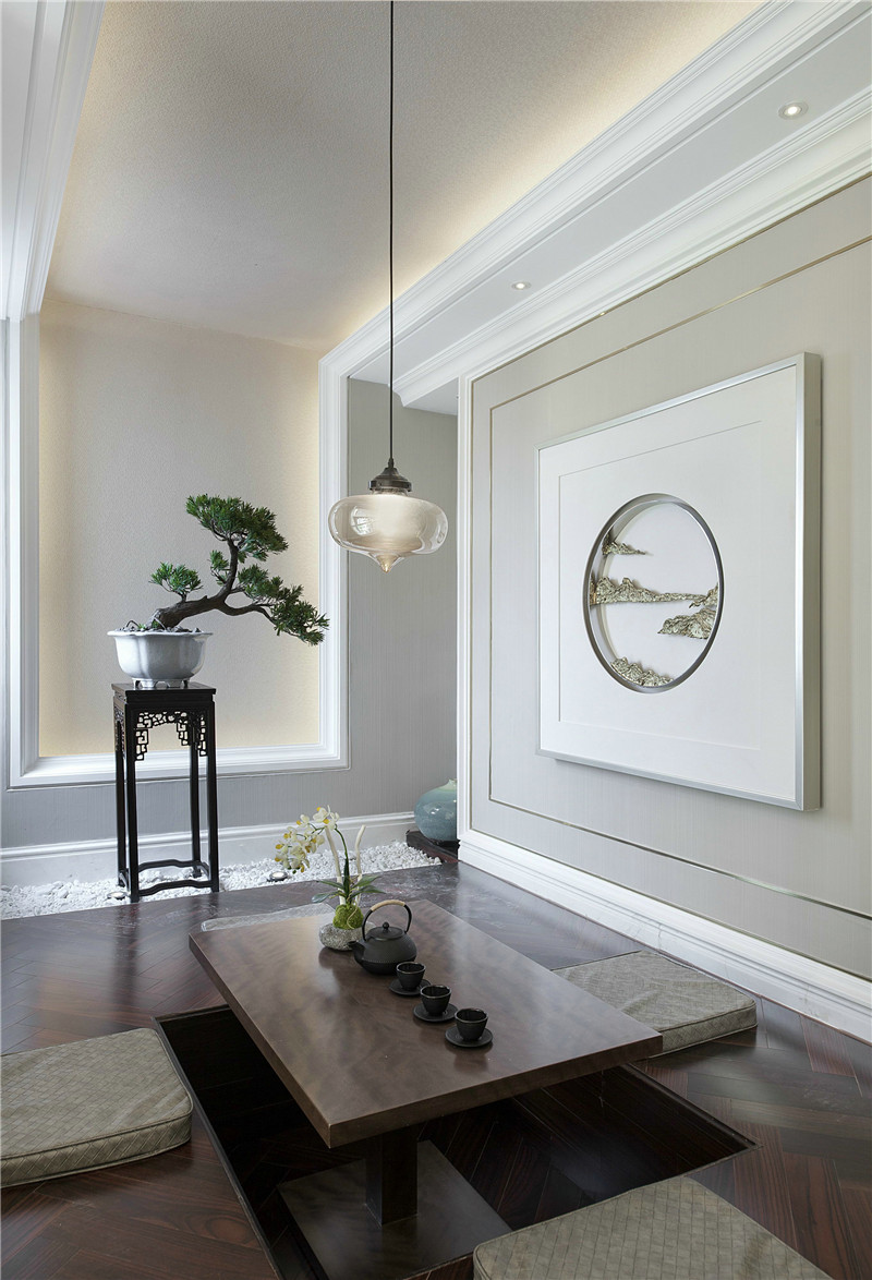 简欧风格设计上海玉兰清苑139米装修效果图