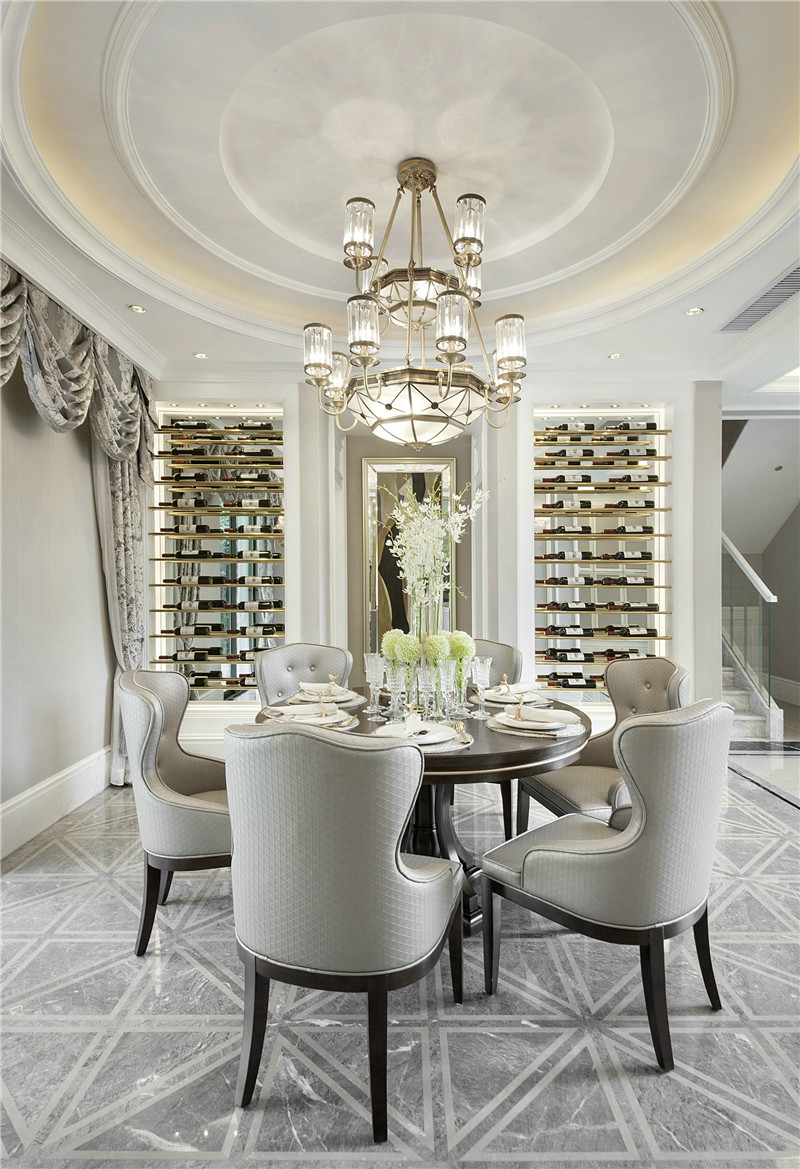 简欧风格设计上海玉兰清苑139米装修效果图