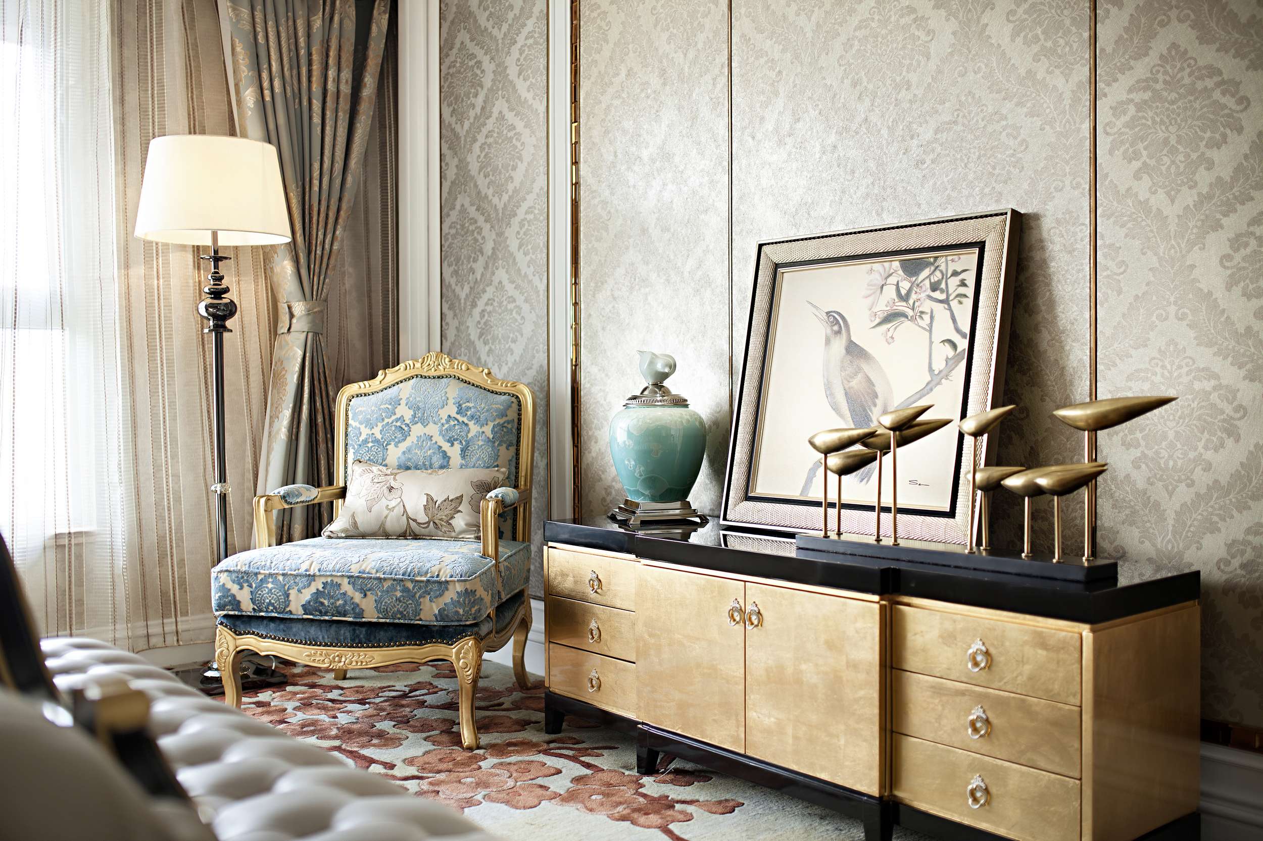 简欧风格设计深圳碧眼花园151平米跃层装修效果图