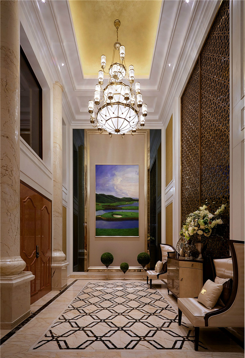 简欧风格设计深圳深南花园140平米跃层装修效果图