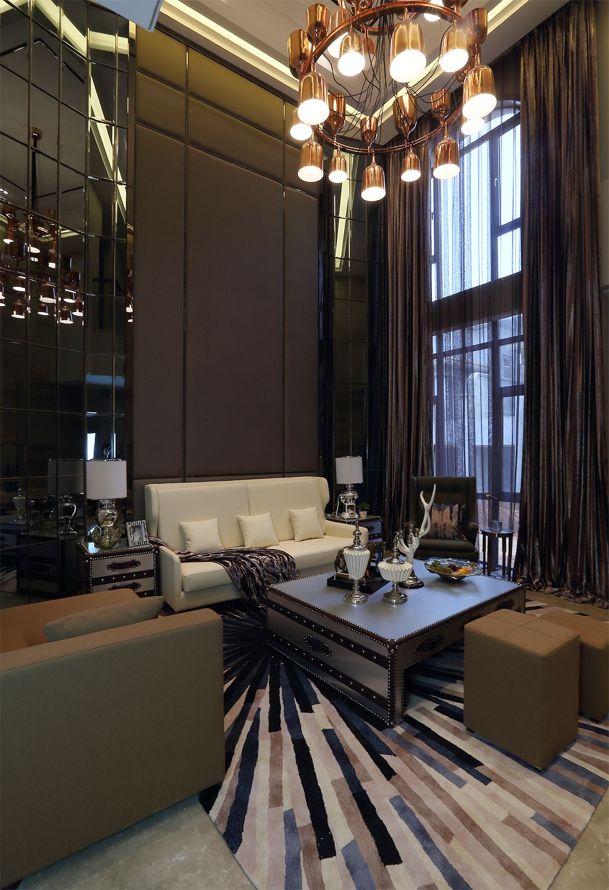 简欧风格设计深圳华策中心城150平米跃层装修效果图