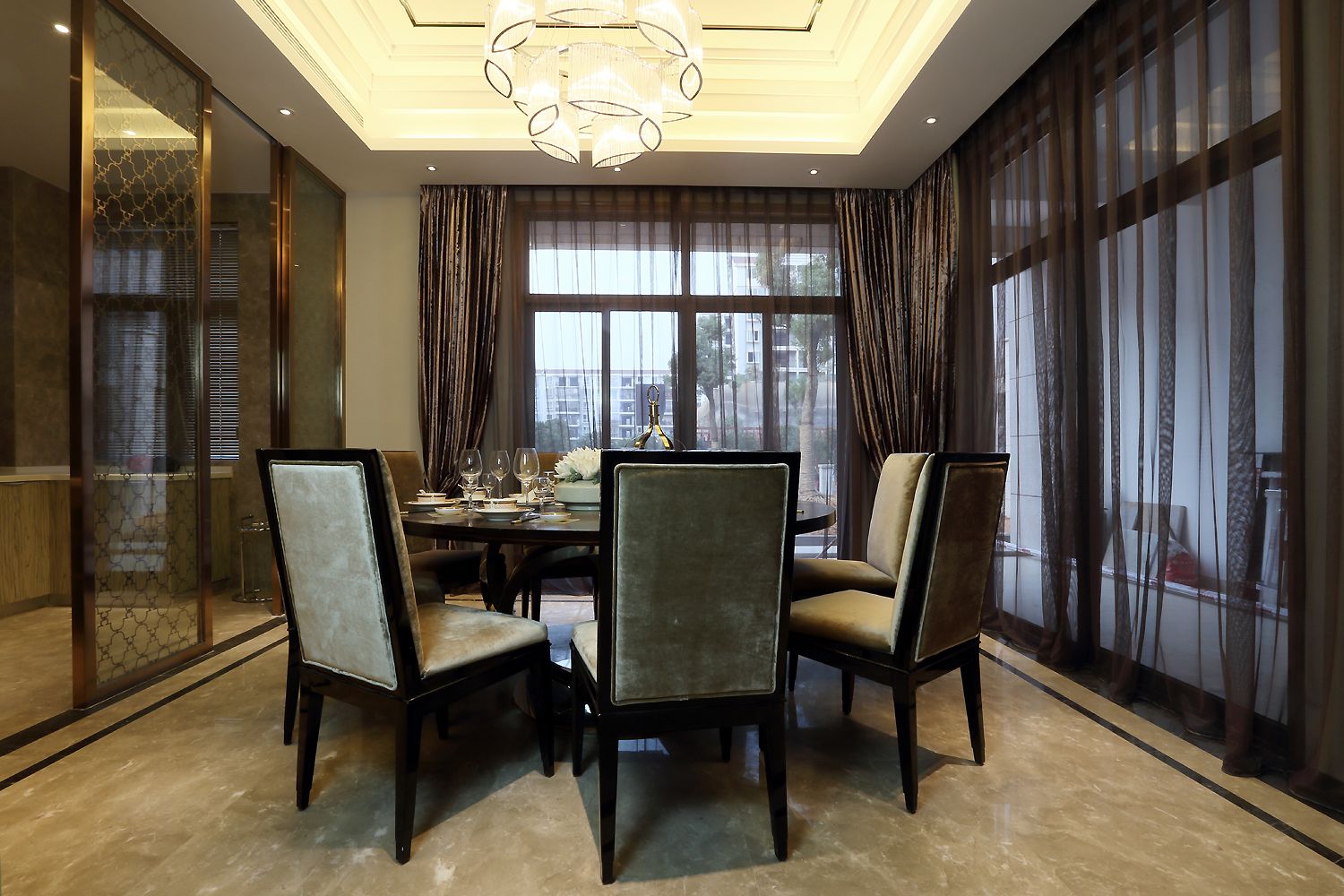 简欧风格设计深圳华策中心城150平米跃层装修效果图