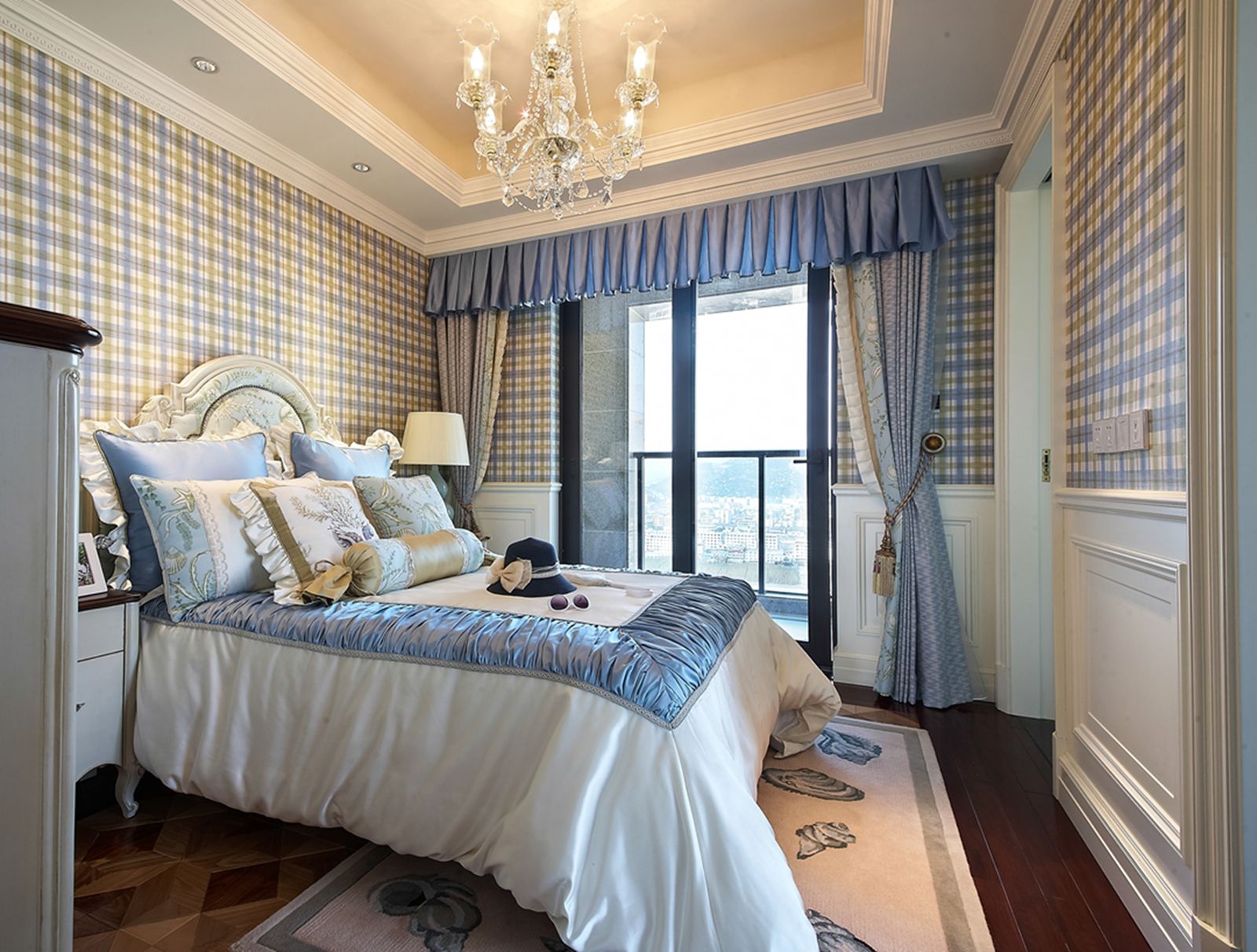 清新风卧室装修效果图