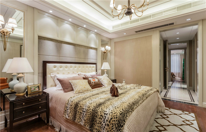 简欧风格设计苏州美庐花园133平米跃层装修效果图