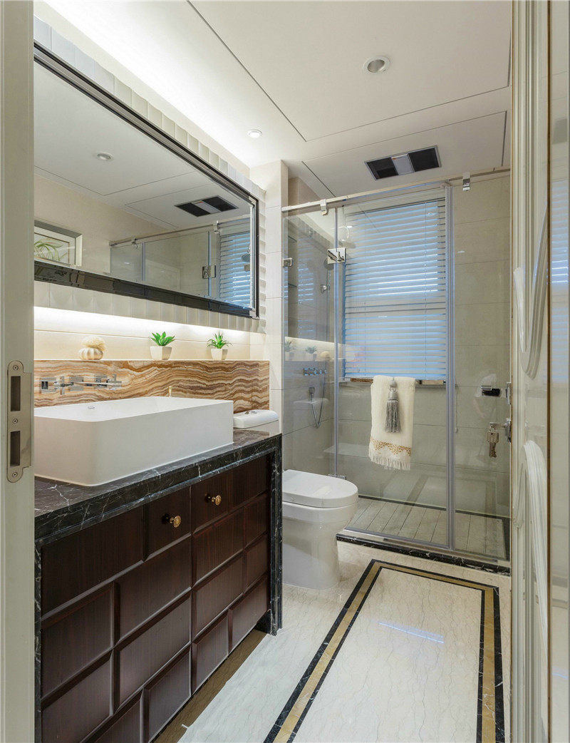 简欧风格设计苏州美庐花园133平米跃层装修效果图