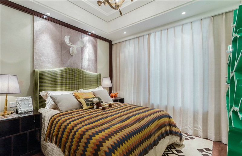 简欧风格设计苏州美庐花园133平米跃层装修效果图