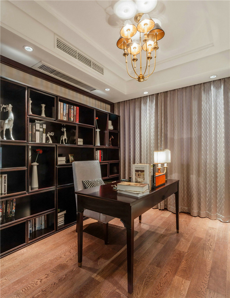 简欧风格设计苏州美庐花园133平米跃层装修效果图