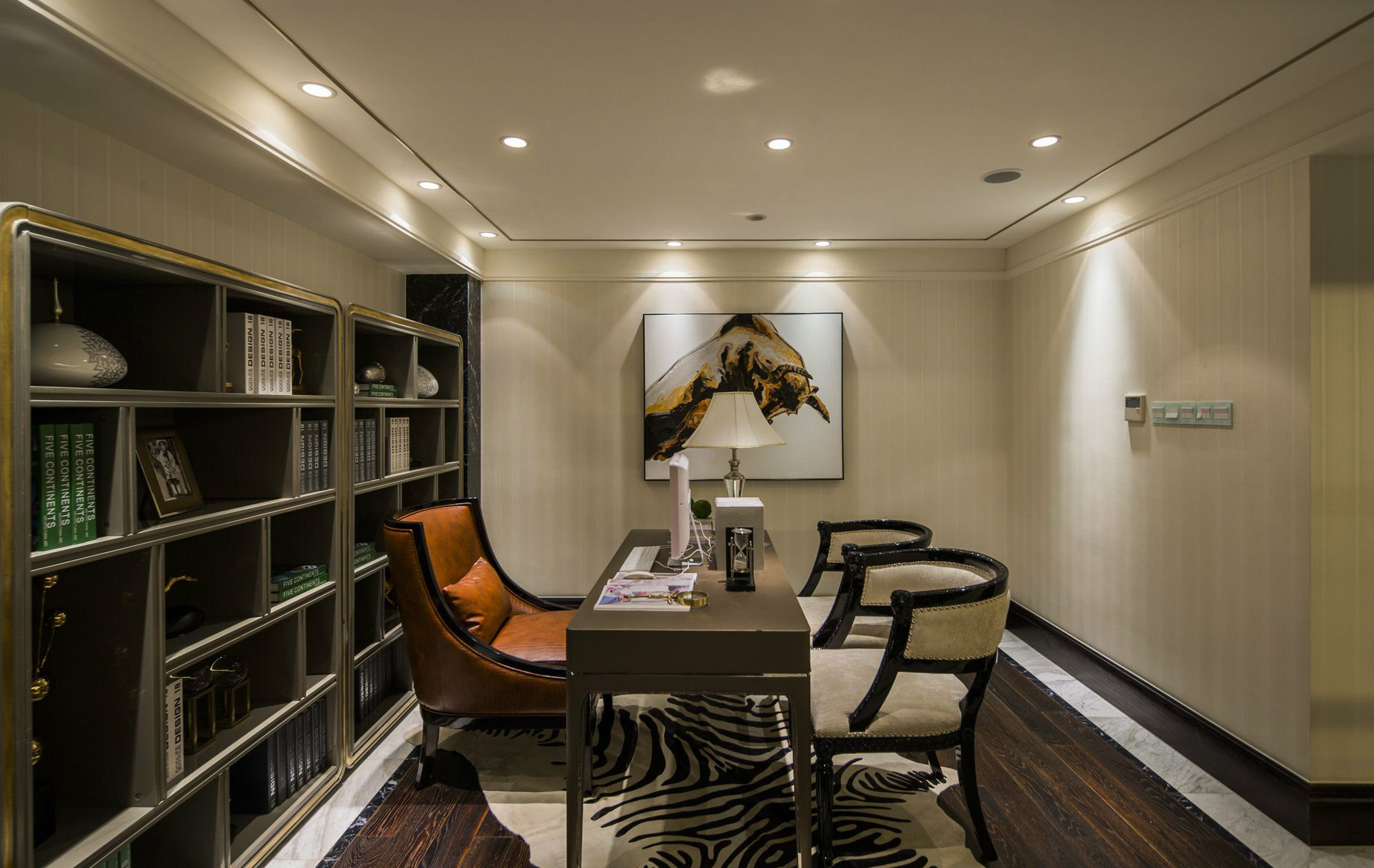 简欧风格设计苏州茂和小区155平米跃层装修效果图