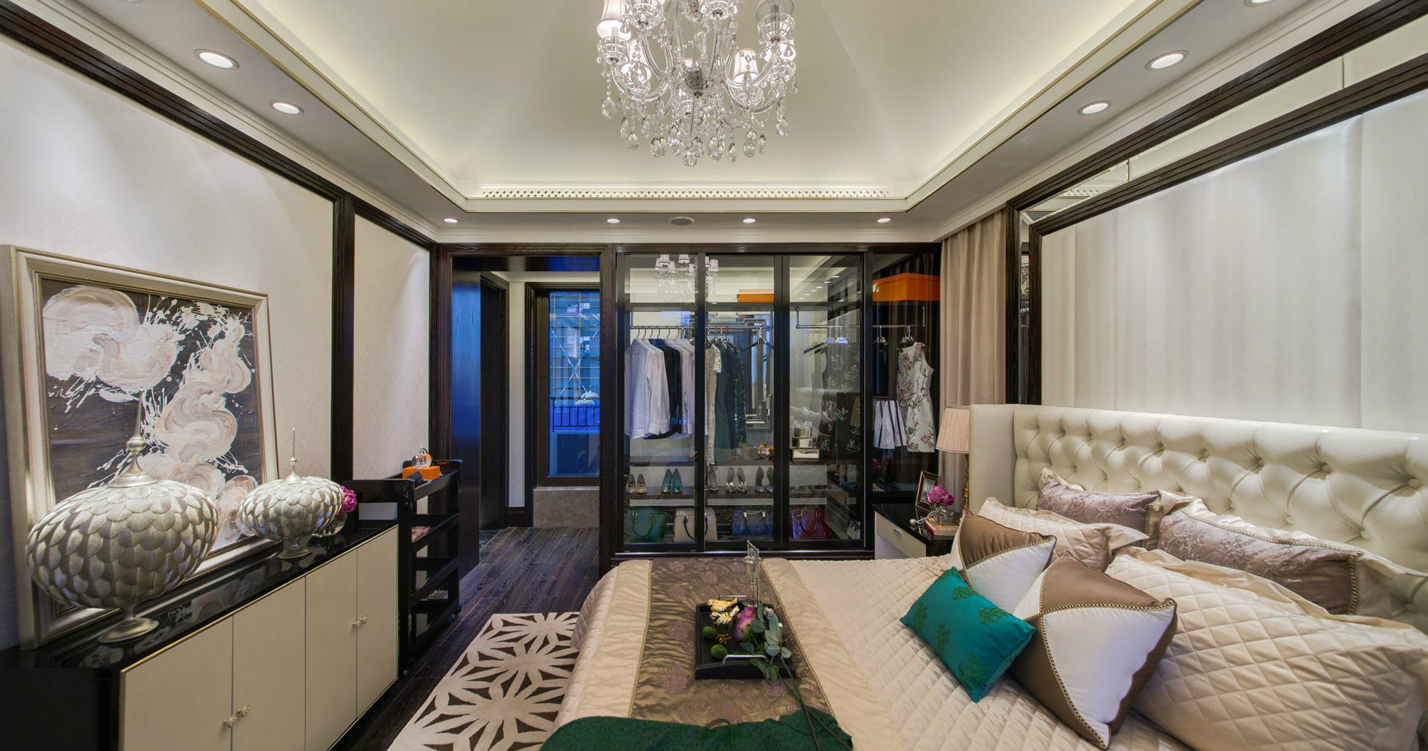 简欧风格设计苏州茂和小区155平米跃层装修效果图