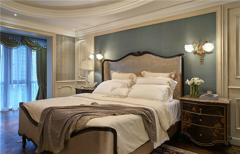 简欧风格设计苏州欧景名城162平米跃层装修效果图