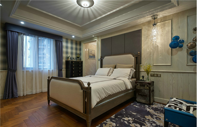 简欧风格设计苏州欧景名城162平米跃层装修效果图