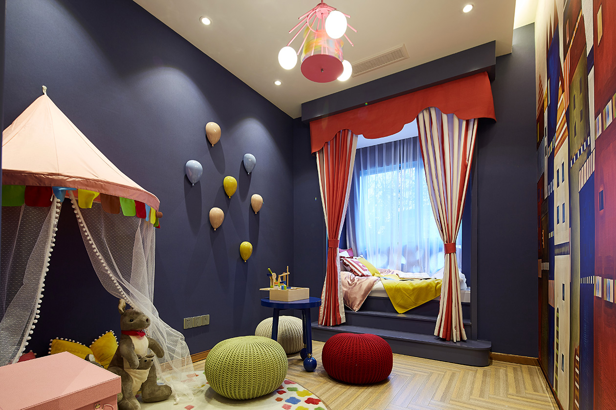 现代简约风格设计武汉天琴湾79平米两室一厅装修效果图