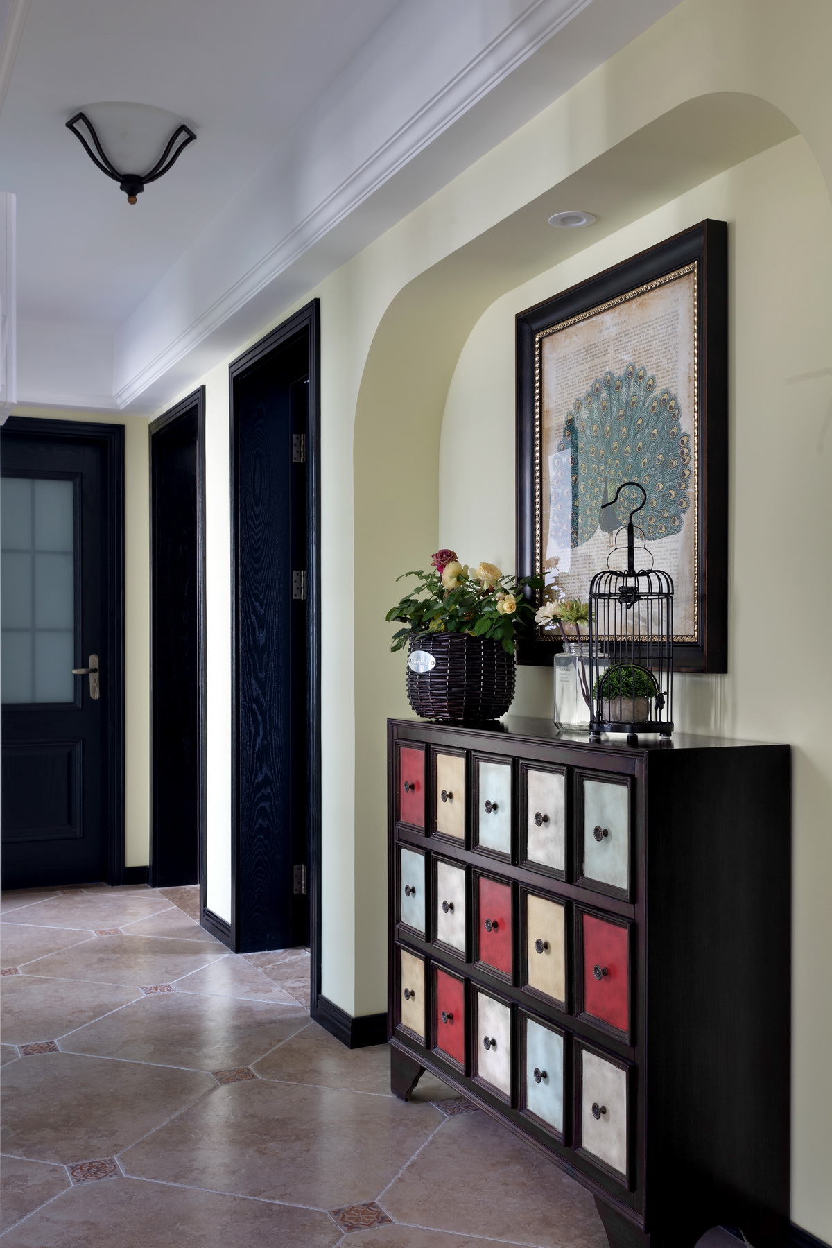 美式风格设计盐城新阜名邸225平米别墅装修效果图