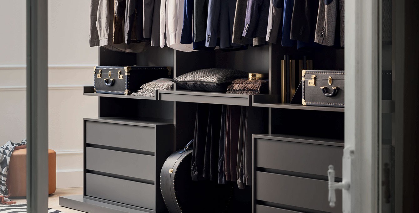 欧式衣帽间装修设计效果图