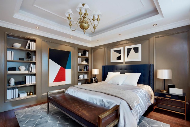 欧式风格设计永州慧谷华庭325平米别墅装修效果图