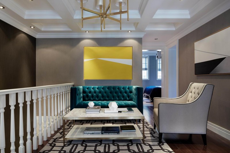 欧式风格设计永州慧谷华庭325平米别墅装修效果图