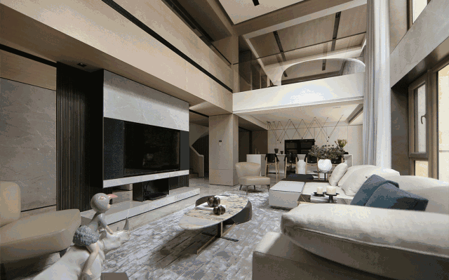 欧式风格设计320平米别墅装修效果图