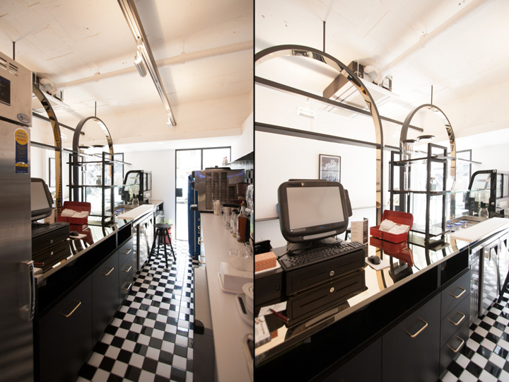 现代风格设计镇江110平米咖啡奶茶店装修效果图