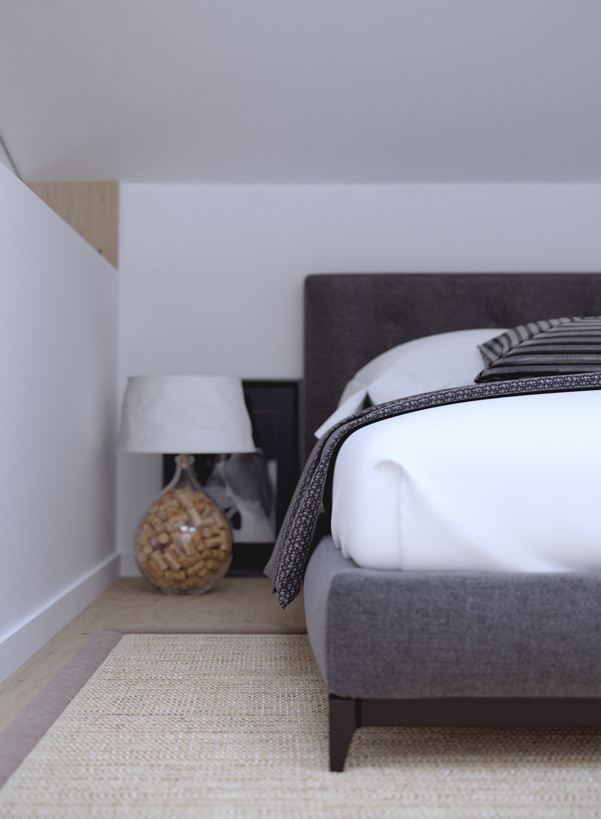 北欧装修设计效果图镇江光明南郡90平