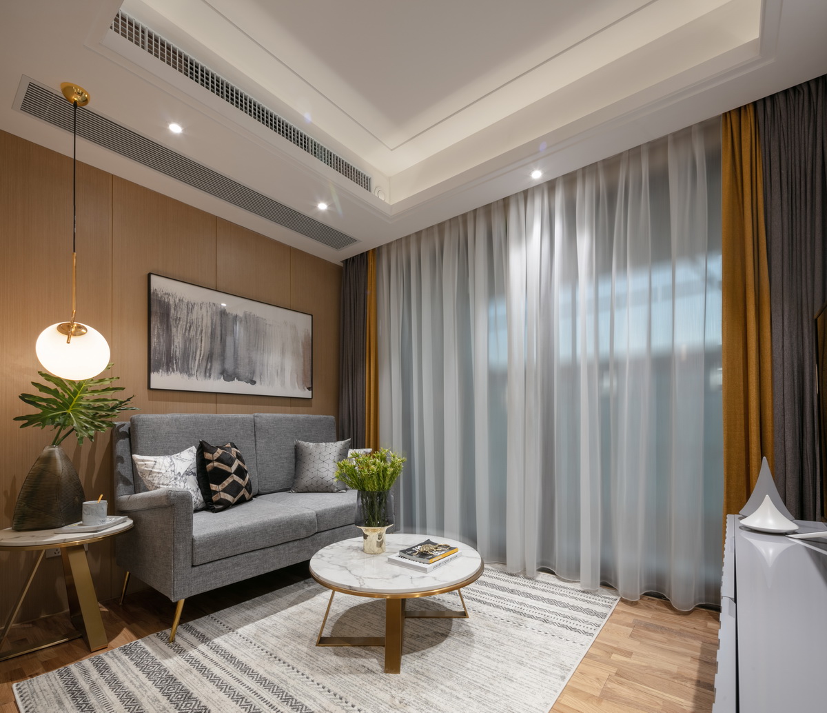 现代风格设计北京天通苑本一区106平米loft公寓装修效果图