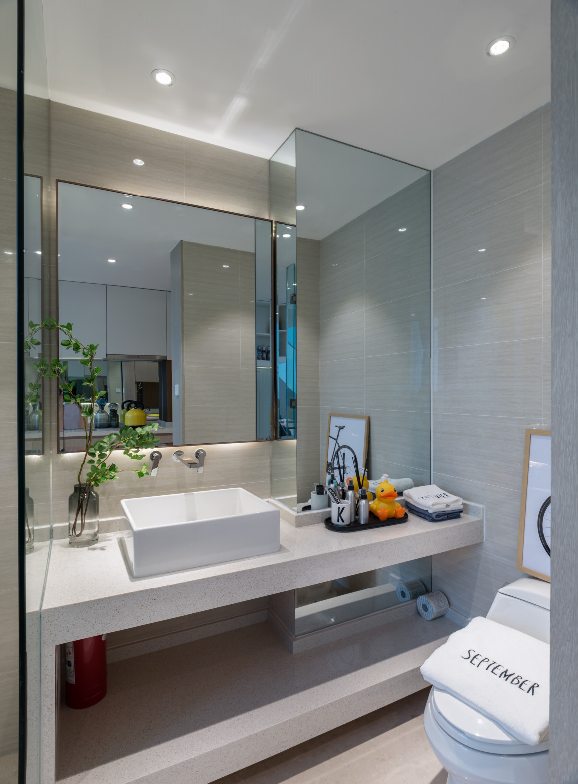 现代风格设计毕节碧阳国际城101平米loft公寓装修效果图