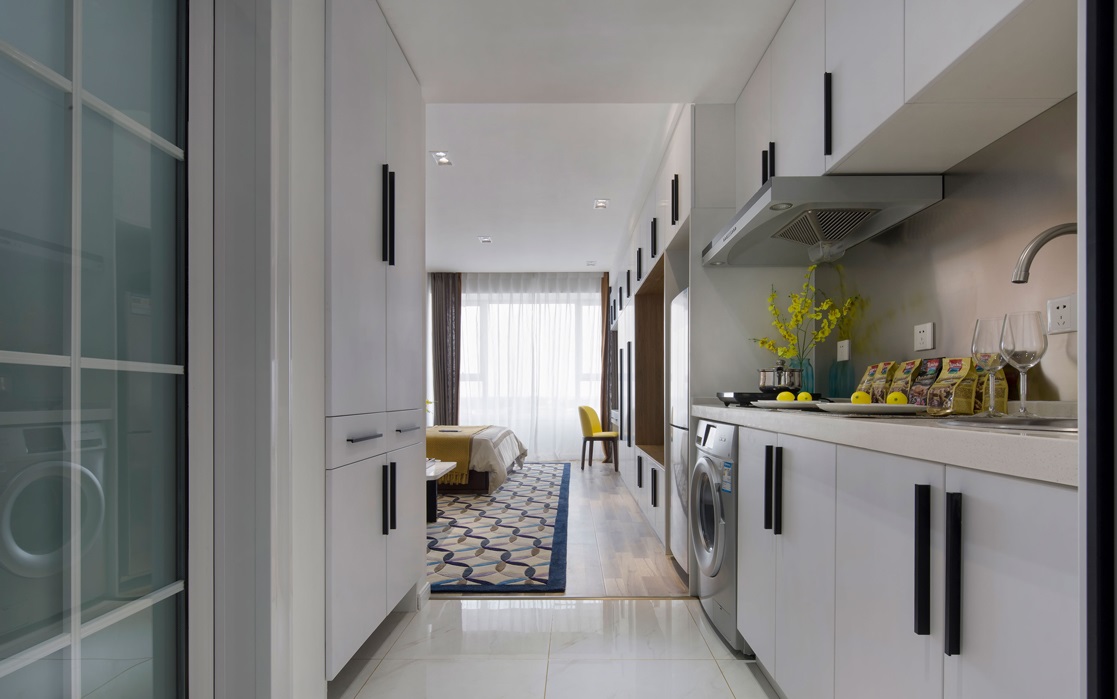 现代风格设计大理天景园81平米loft公寓装修效果图