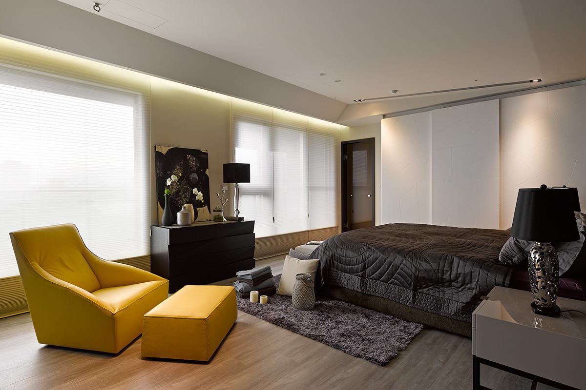 港式台式风格设计大理奥霖大厦135平米三室二厅装修效果图