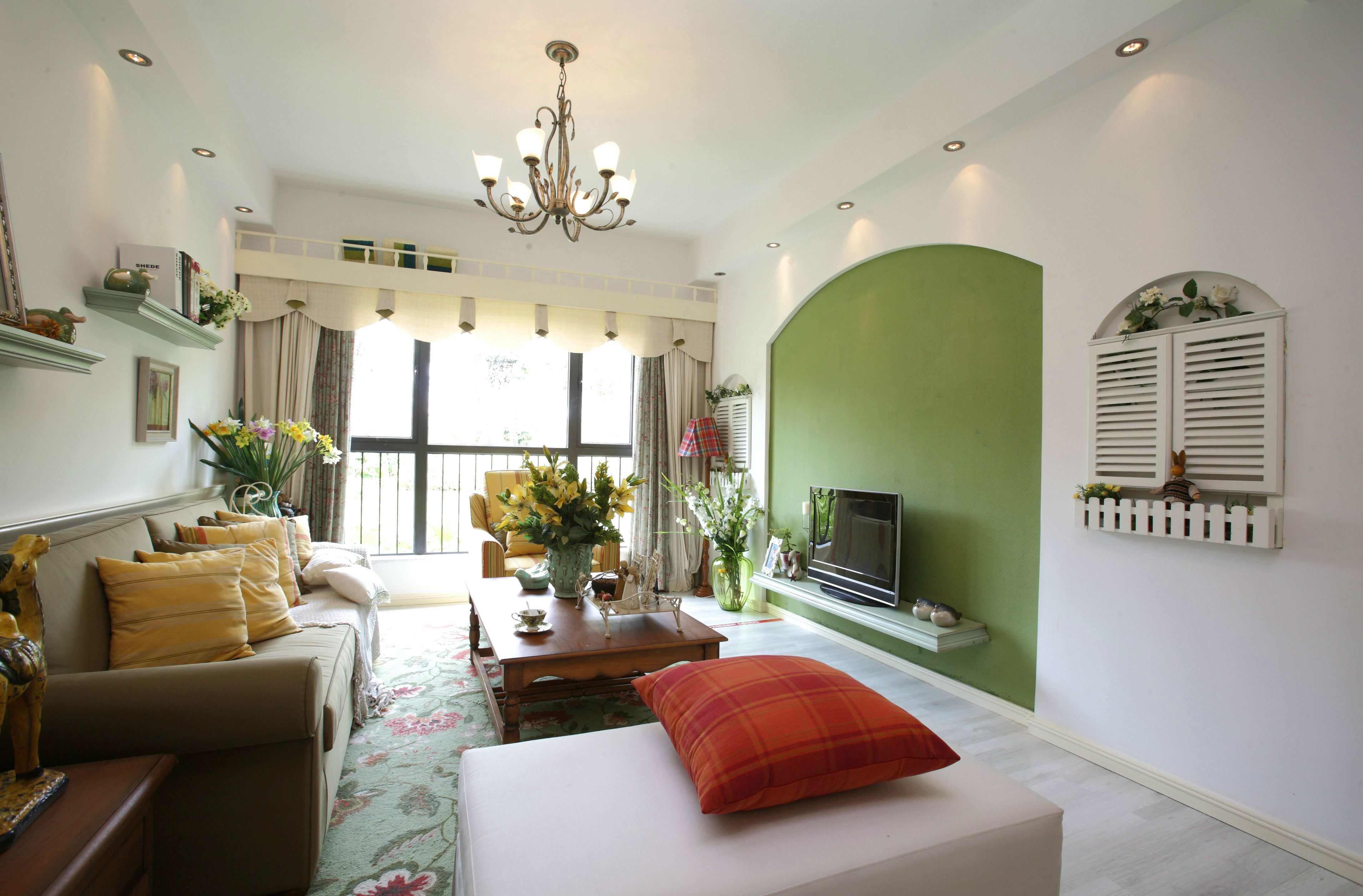 公寓美式风格装修设计效果图片 112平装修图片