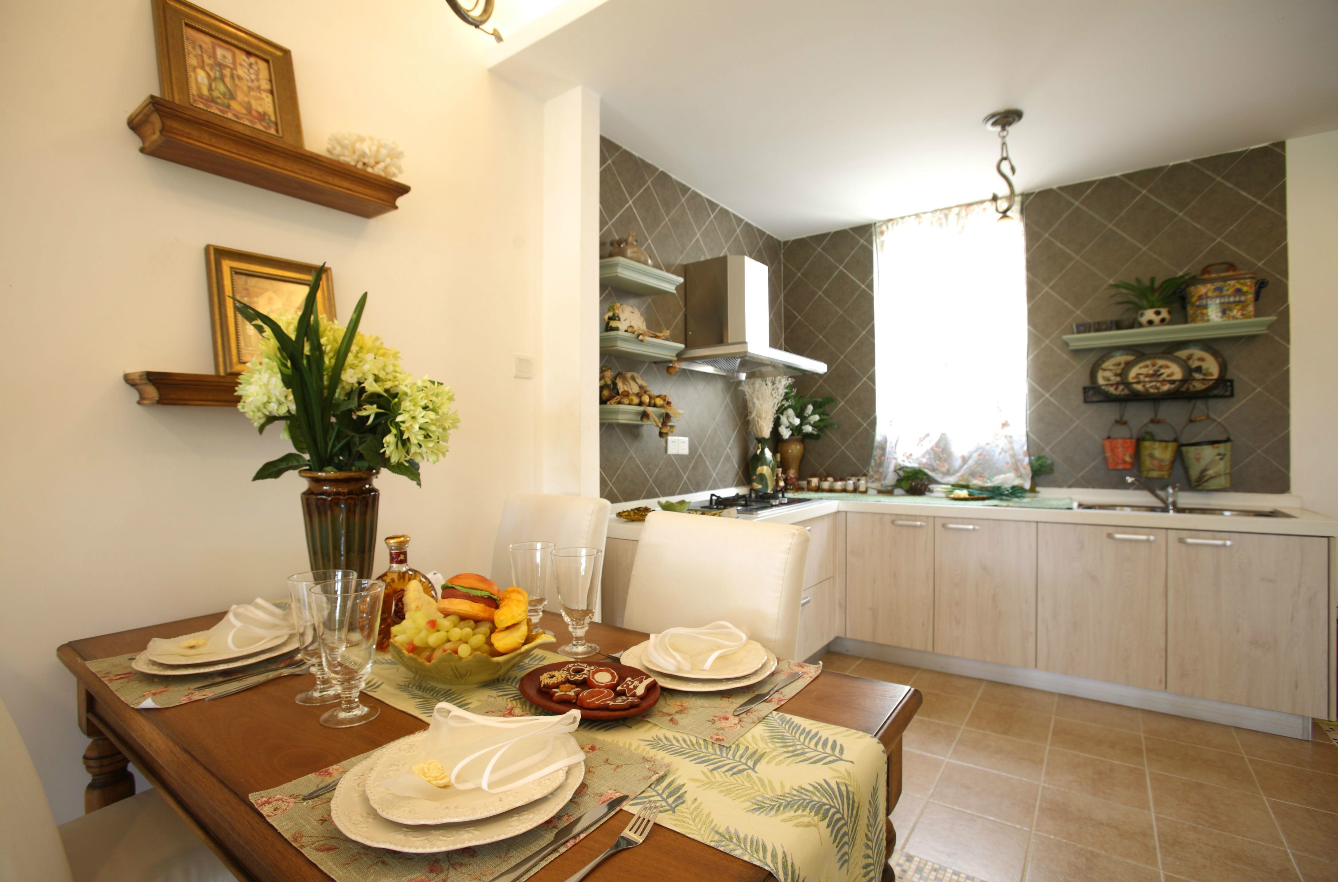 公寓美式风格装修设计效果图片 112平装修图片