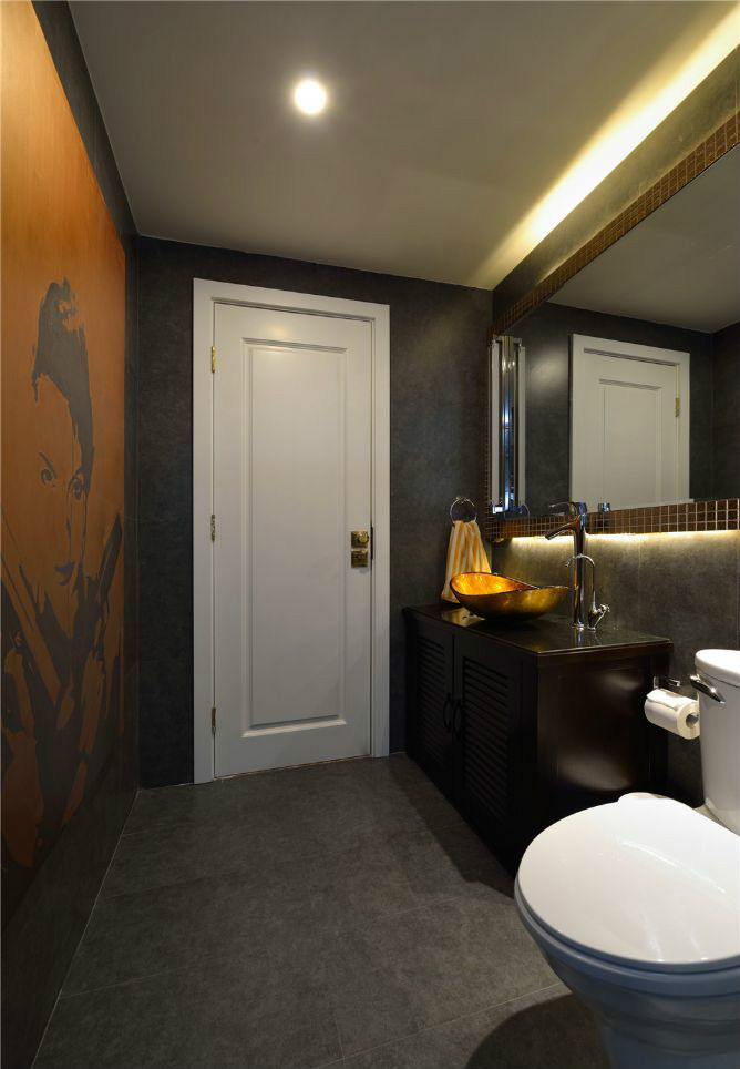 美式装修风格效果图片 别墅装修样板间205平米中海珑玺