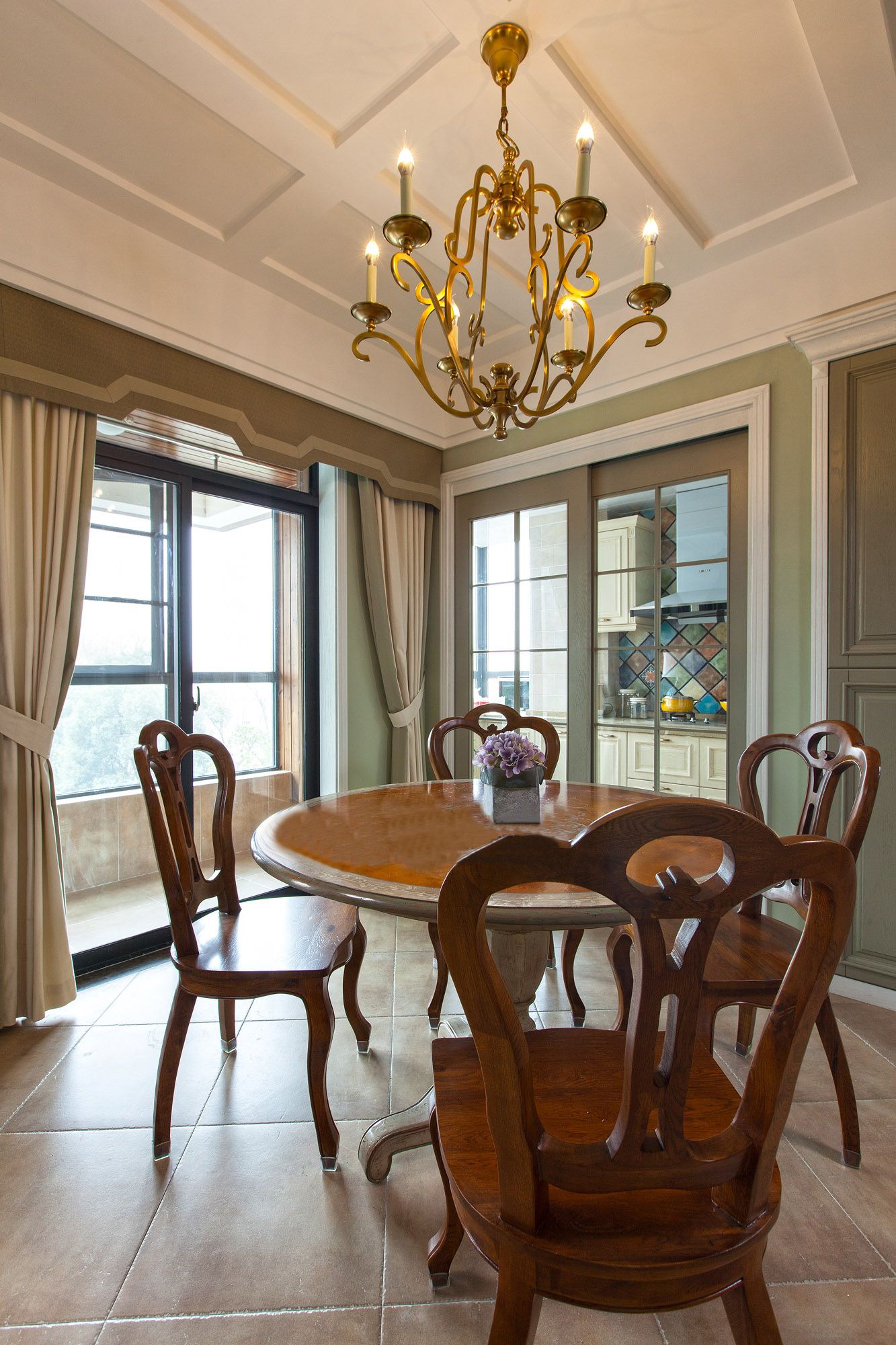 欧式装修设计风格效果图片 四室二厅149平米装修样板间香水湾铭苑