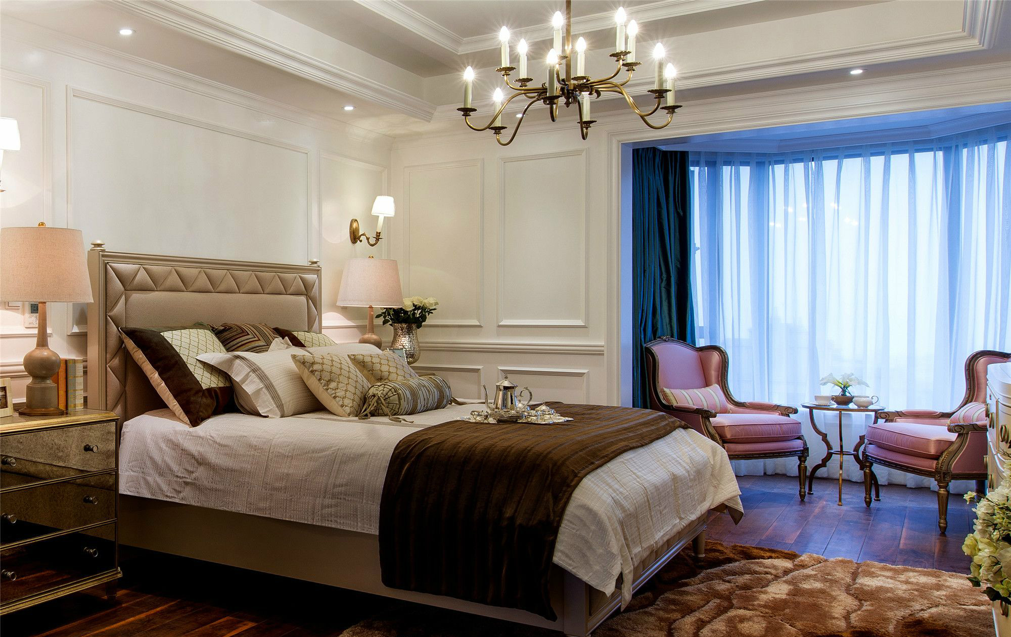 258平米装修效果图片 别墅装修样板间   欧式风格 北城枫景