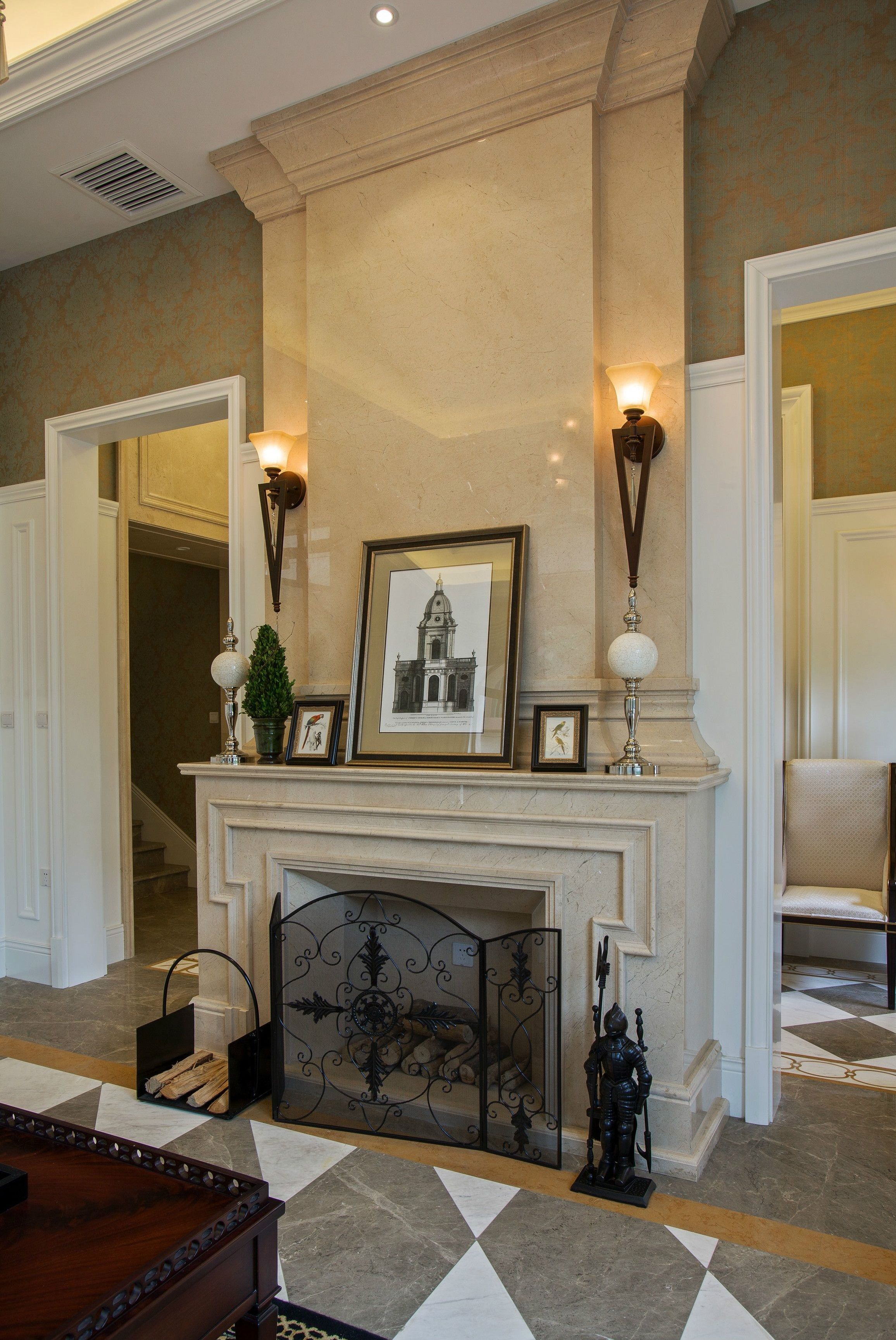 别墅259平米装修样板间 欧式装修风格设计效果图片京南一品