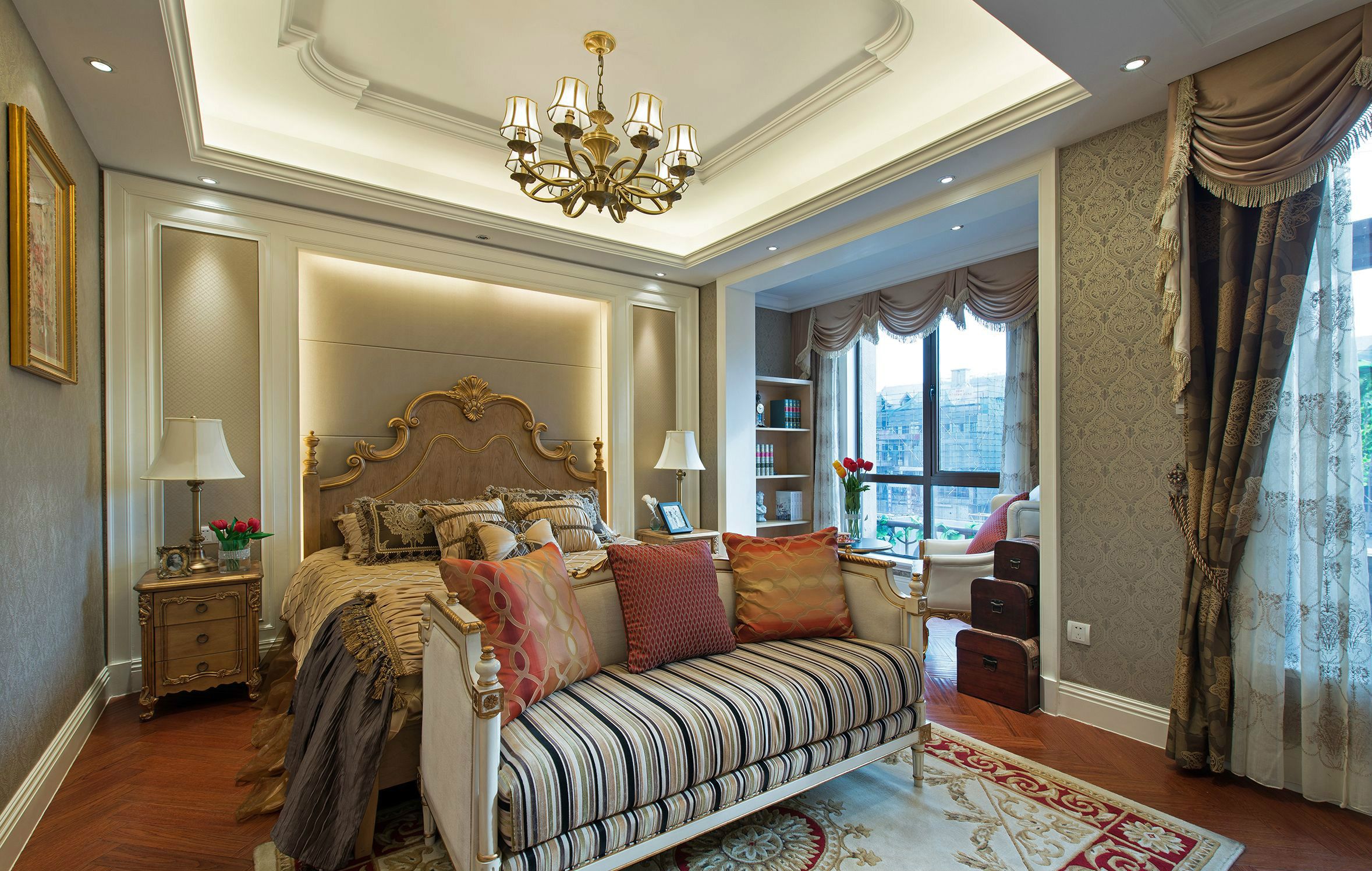 欧式装修设计效果图片 欧式装修样板间图片别墅312平米