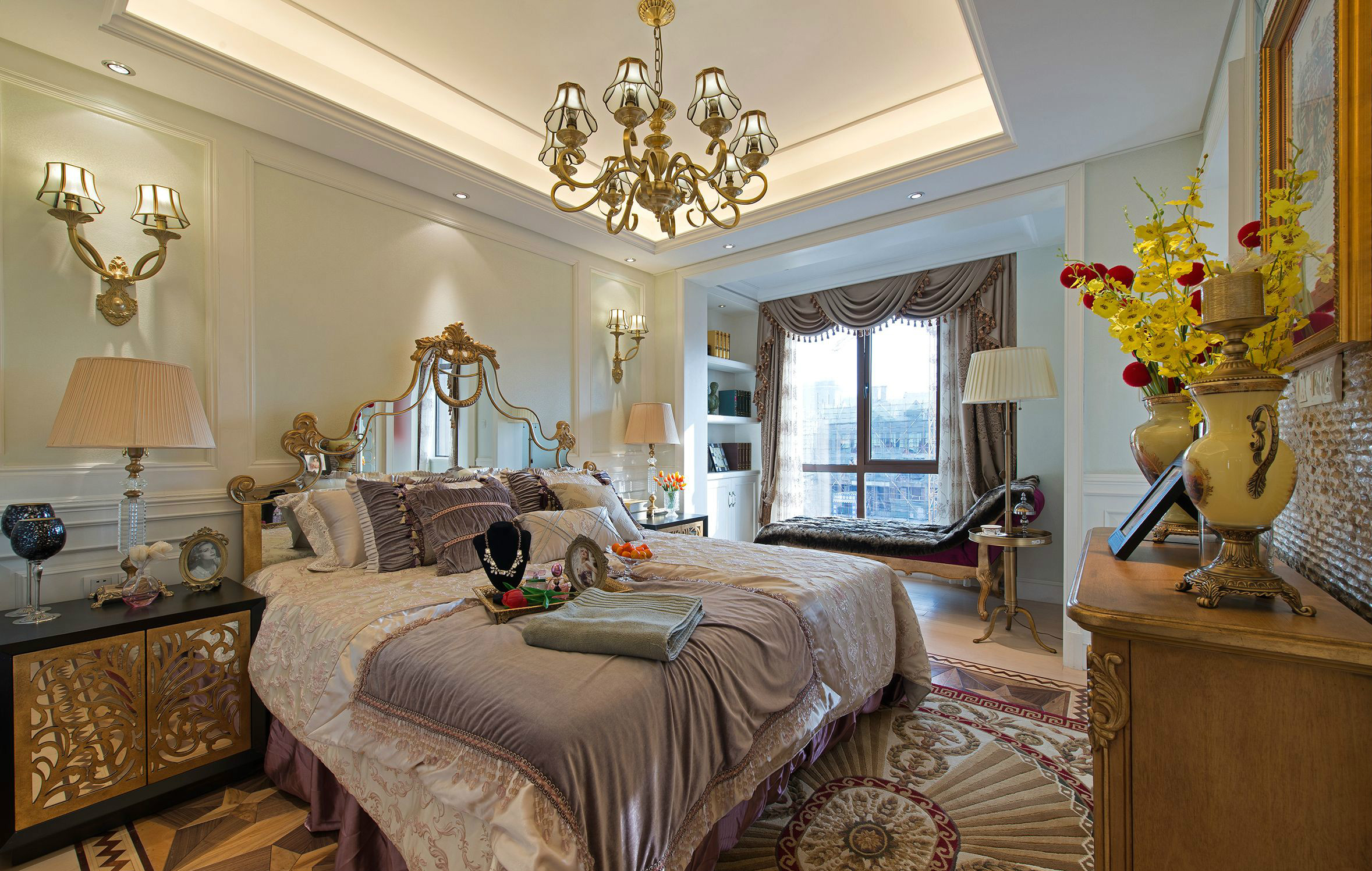 欧式装修设计效果图片 欧式装修样板间图片别墅312平米