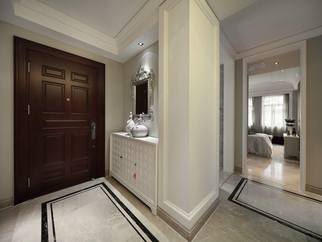 欧式风格装修设计效果图片 101平米平层装修样板间阳光威尼斯