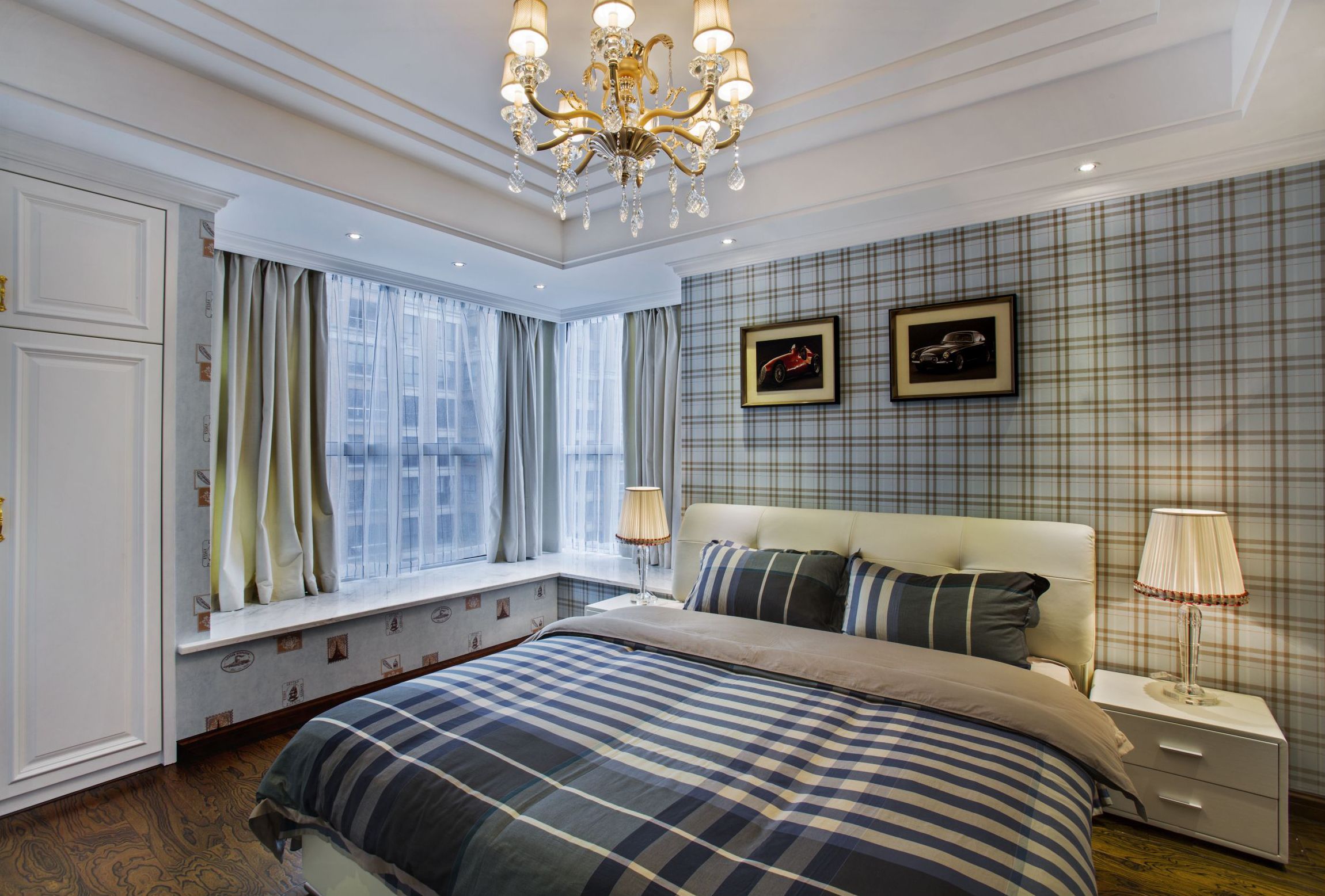 平层130平米装修样板间 欧式风格装修效果图片东方明珠小区(花园路)