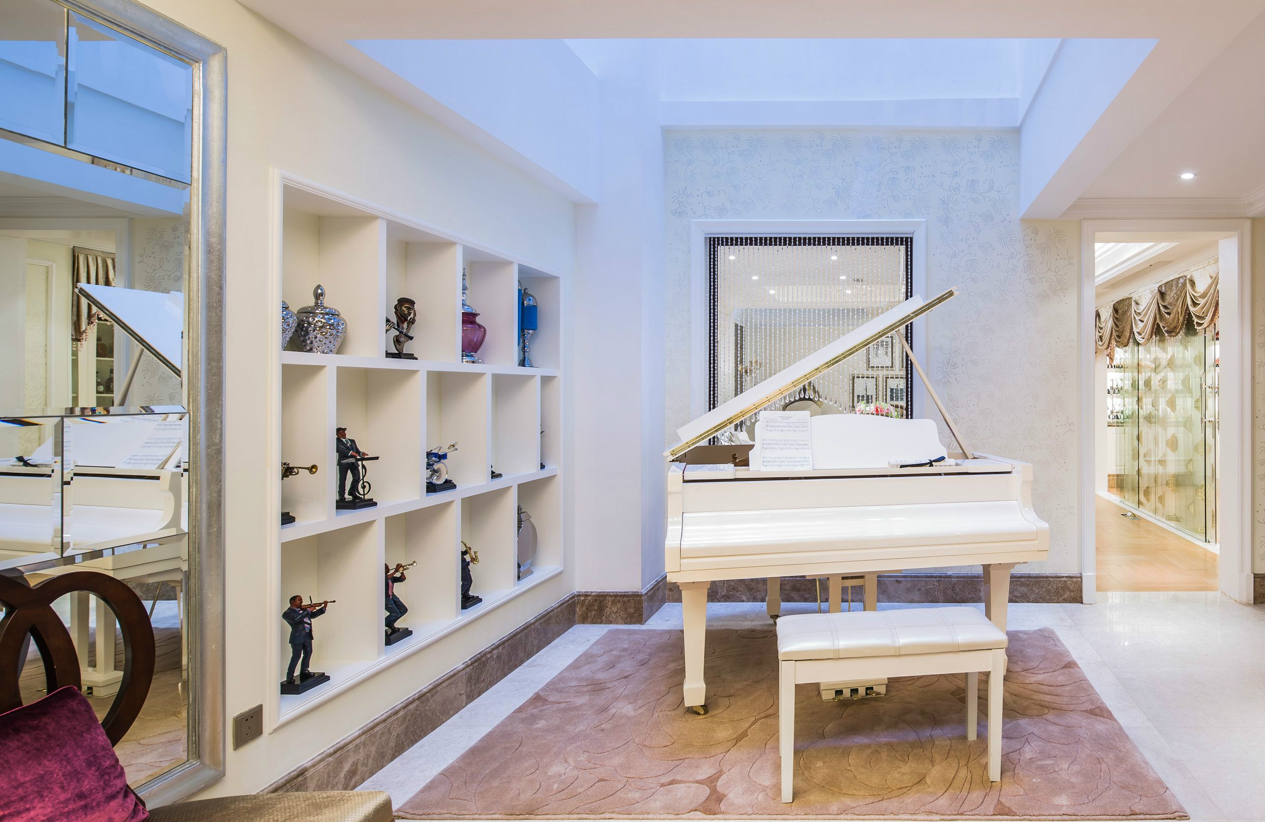 欧式装修风格设计效果图片 平层125平米装修样板间隆泉花园