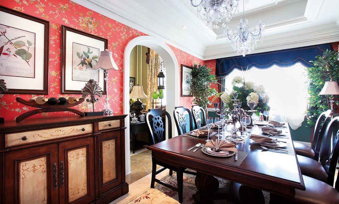 复式装修设计效果图片 地中海装修样板间 145平米汇润印象