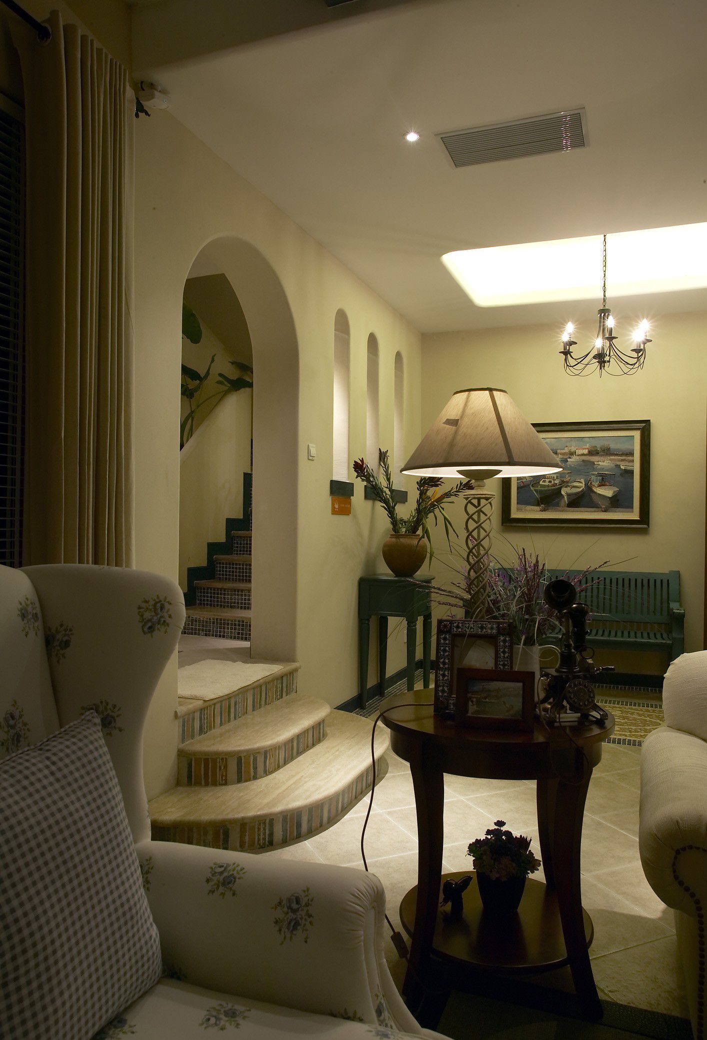 地中海装修设计效果图片 138四室装修样板间图片顶秀清溪