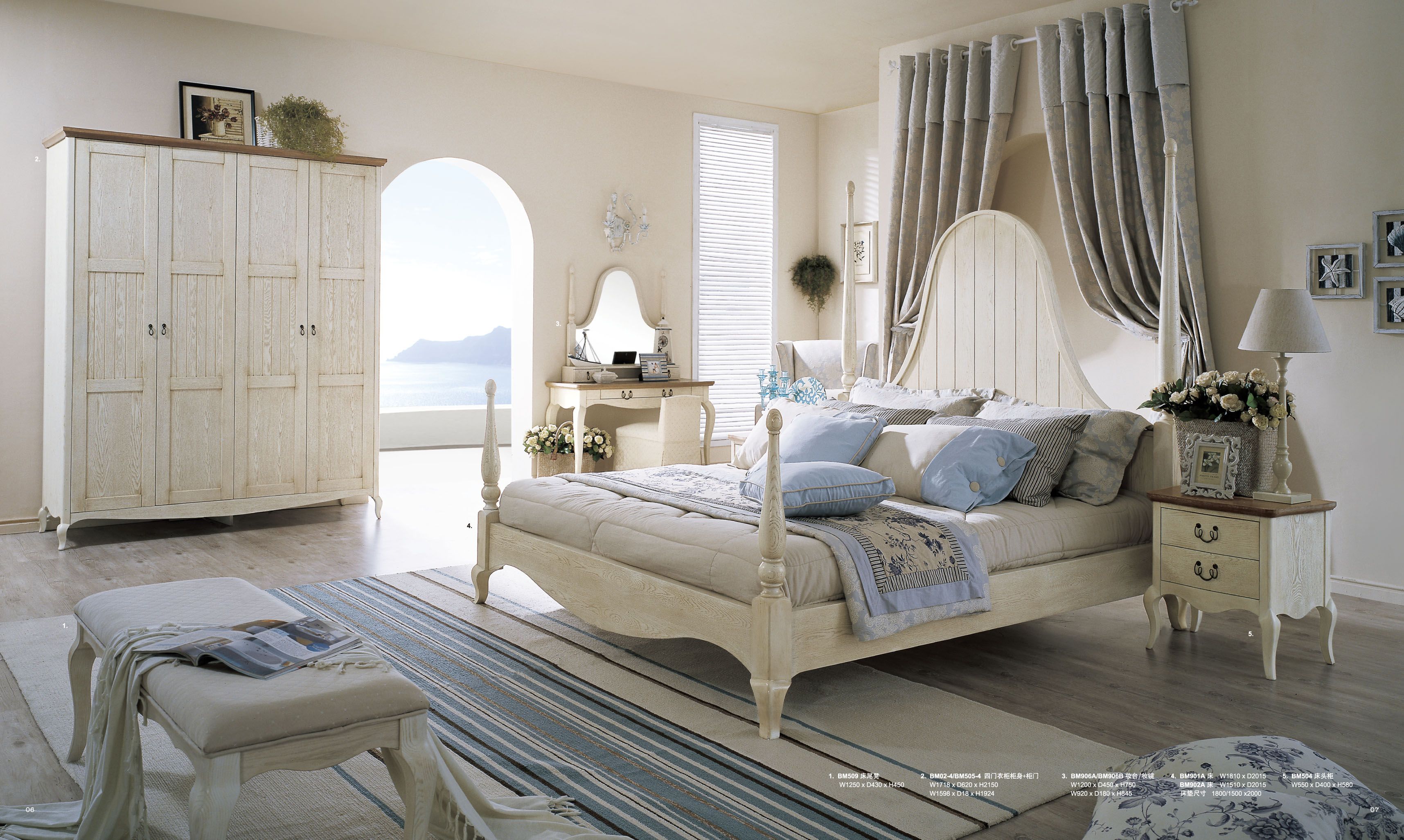 田园风格装修样板间  99平米二室装修设计效果图片金蓉佳苑