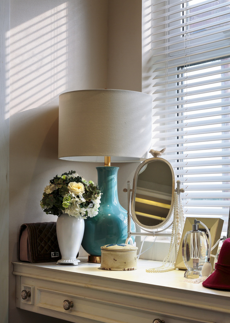 地中海装修设计效果图片   98平米公寓装修样板间伊顿鑫城